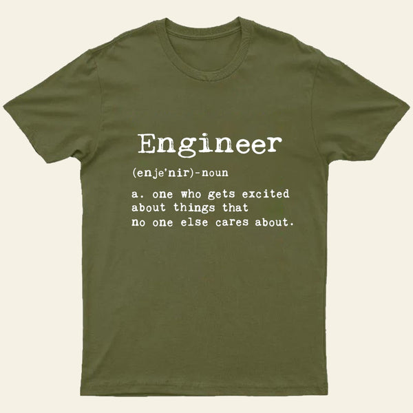 Engineer Definition Nerd T-Shirt