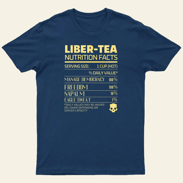 Liber-tea one cup at a time! helldivers Entrageek T-Shirt