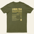 Liber-tea one cup at a time! helldivers Entrageek T-Shirt