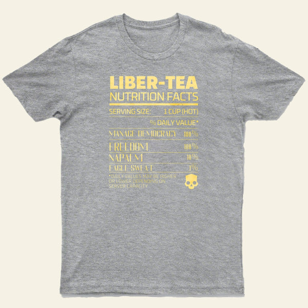 Liber-tea one cup at a time! helldivers Entrageek T-Shirt