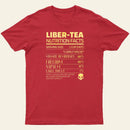 Liber-tea one cup at a time! helldivers Entrageek T-Shirt