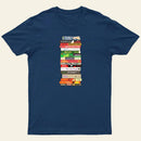 Classic Banned Books Stack Entrageek T-Shirt