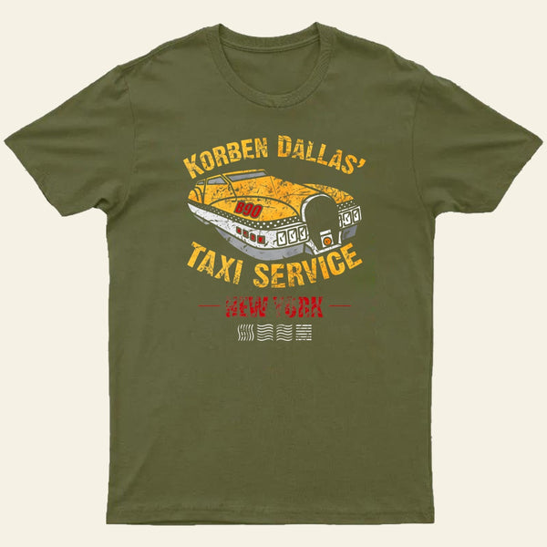 Korben Dallas' Taxi Service Entrageek T-Shirt