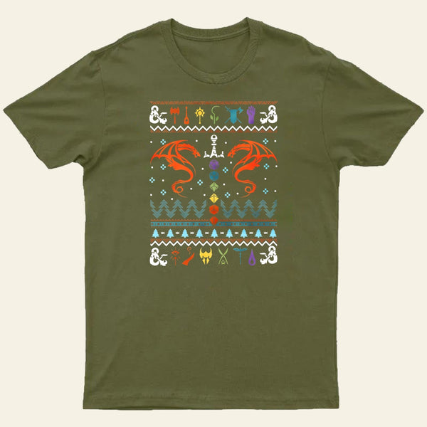 DND Dragon Dice Weapon T-Shirt