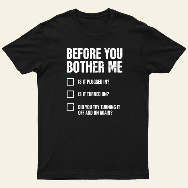 Tech Support IT Checklist Entrageek T-Shirt