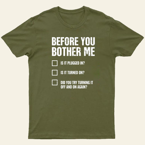 Tech Support IT Checklist Entrageek T-Shirt