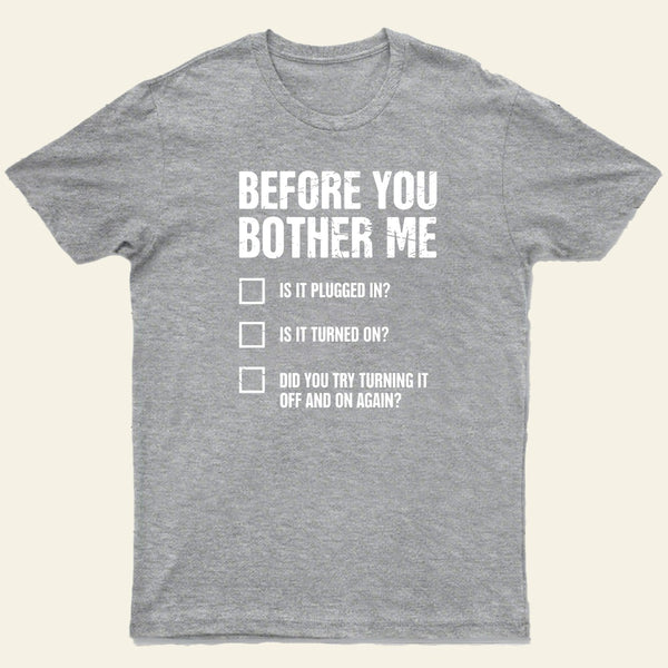 Tech Support IT Checklist Entrageek T-Shirt
