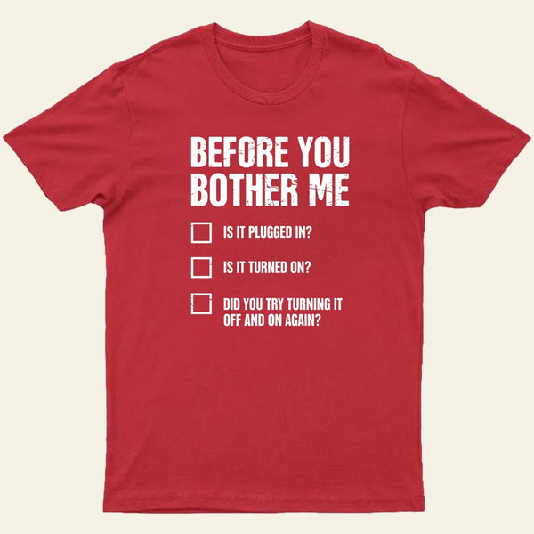Tech Support IT Checklist Entrageek T-Shirt