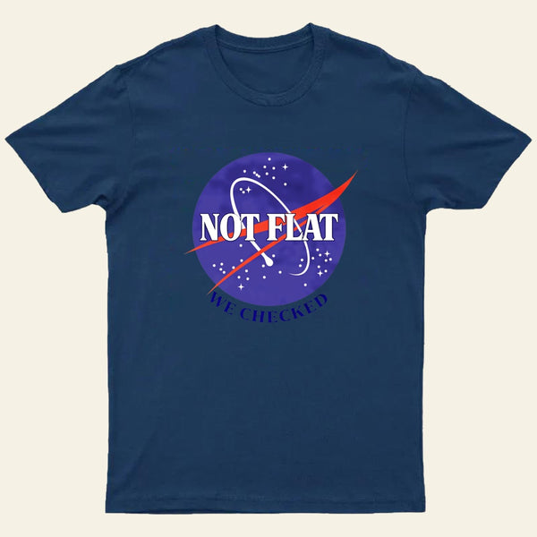 Not Flat Science Nerd T-shirt