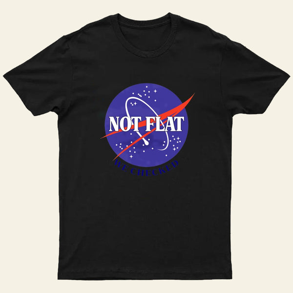 Not Flat Science Nerd T-shirt