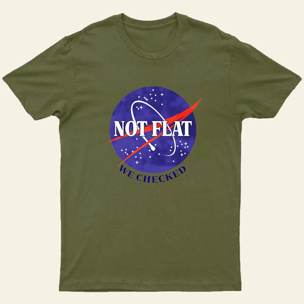 Not Flat Science Nerd T-shirt