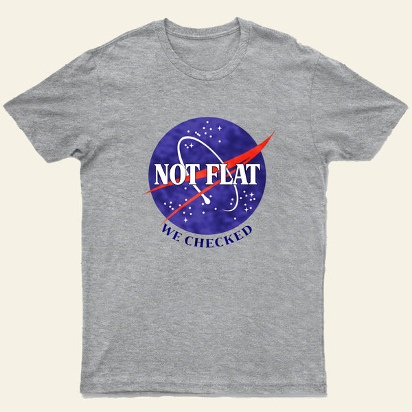 Not Flat Science Nerd T-shirt