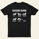 Dachshund Training Dachshund Dog Entrageek T-Shirt