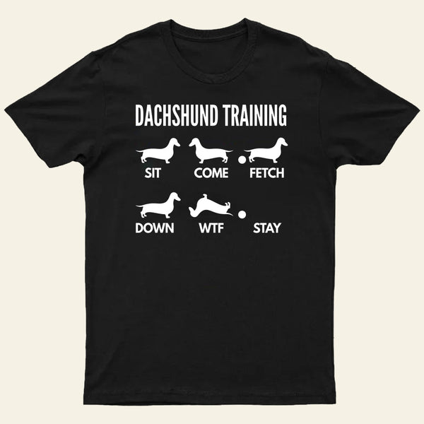 Dachshund Training Dachshund Dog Entrageek T-Shirt