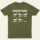 Dachshund Training Dachshund Dog Entrageek T-Shirt