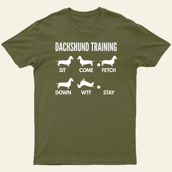 Dachshund Training Dachshund Dog Entrageek T-Shirt