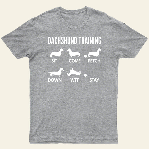 Dachshund Training Dachshund Dog Entrageek T-Shirt