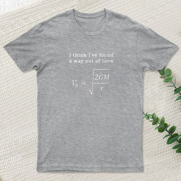 Escape Velocity Gravity Physics Engineer T-Shirt