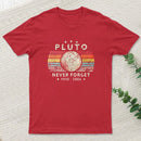 Never Forget Pluto Retro Style Entrageek T-Shirt