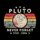 Never Forget Pluto Retro Style Entrageek T-Shirt