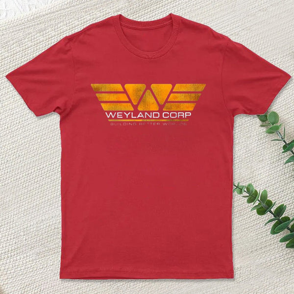 Weyland Corp Building Better Worlds Entrageek T-Shirt