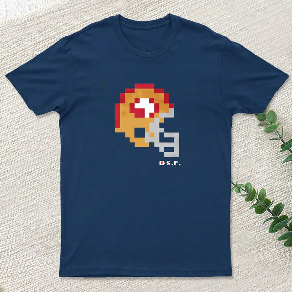 49ers Tecmo Bowl Helmet Entrageek T-Shirt