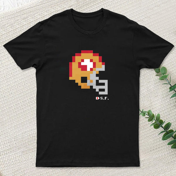 49ers Tecmo Bowl Helmet Entrageek T-Shirt
