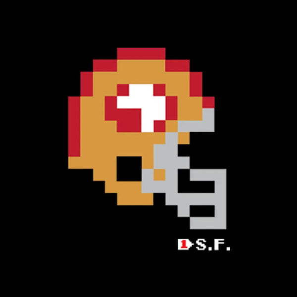 49ers Tecmo Bowl Helmet Entrageek T-Shirt
