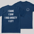 Social Anxiety Chronicles Front and Back Printed Entrageek T-Shirt