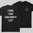 Social Anxiety Chronicles Front and Back Printed Entrageek T-Shirt