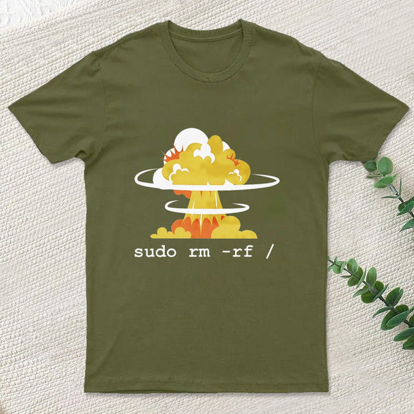 Linux Funny Linux Command Sudo Entrageek T-Shirt
