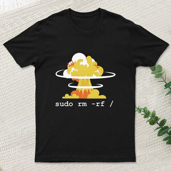 Linux Funny Linux Command Sudo Entrageek T-Shirt