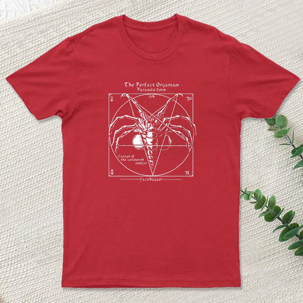 Alien Pentagram Nerd T-Shirt
