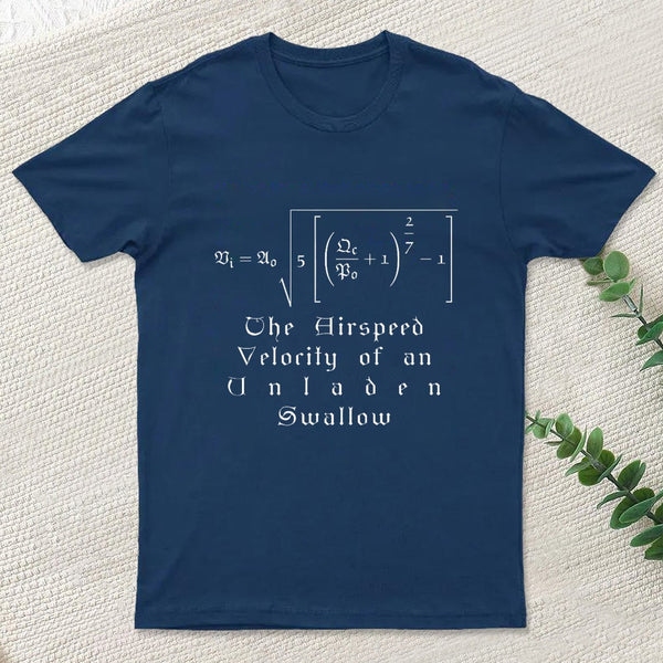 The Airspeed Velocity of an Unladen Swallow Nerd T-Shirt