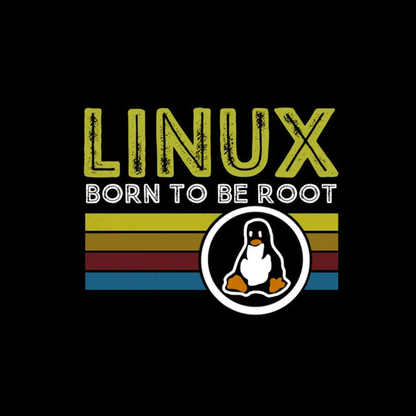 Linux Born To Be Root Entrageek T-Shirt