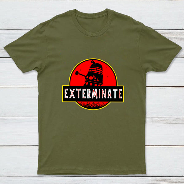 Darlek Exterminate Jurassic Park Dr Who Entrageek T-Shirt