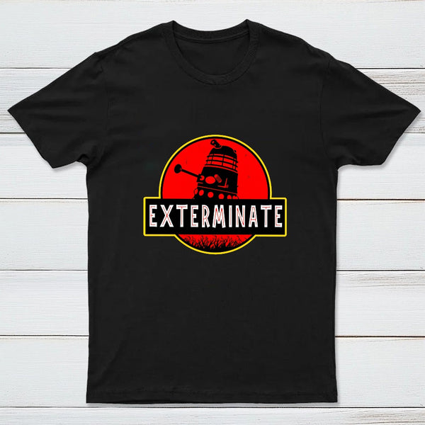 Darlek Exterminate Jurassic Park Dr Who Entrageek T-Shirt