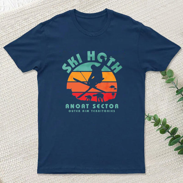 Ski Ice Planet Entrageek T-Shirt
