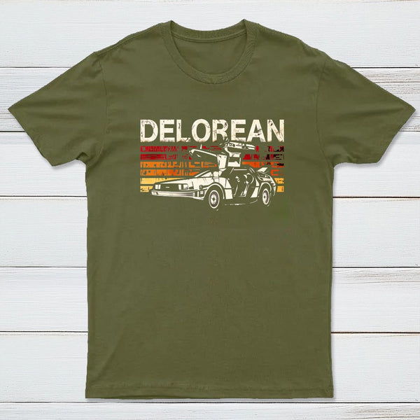 Retro Delorean Entrageek T-Shirt