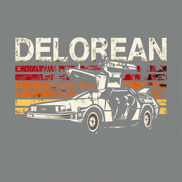 Retro Delorean Entrageek T-Shirt