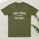 Attitude Towards Dad Jokes Entrageek T-Shirt