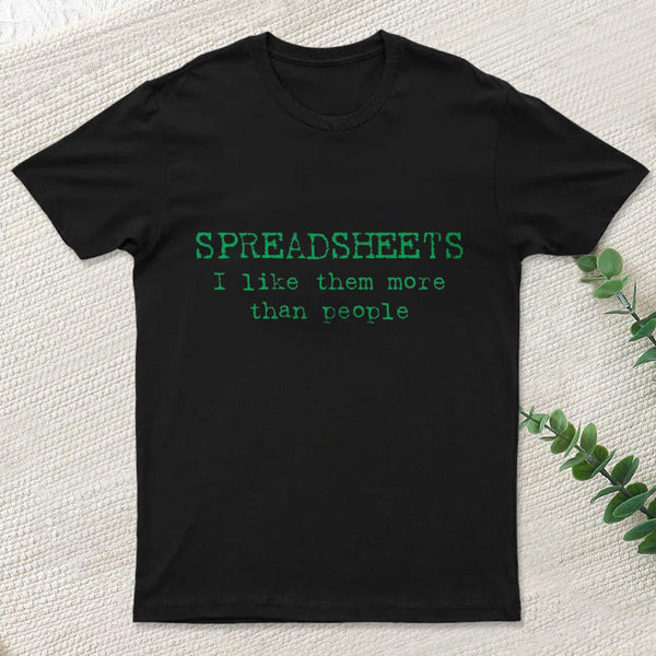 Spreadsheet Excel Entrageek T-Shirt