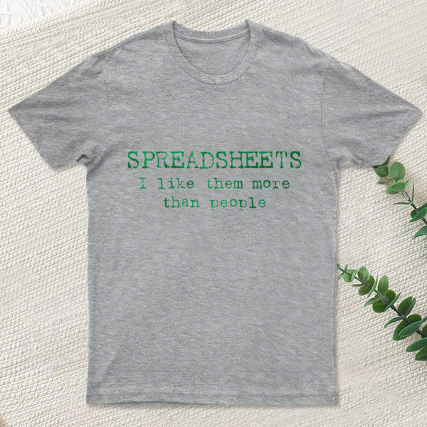 Spreadsheet Excel Entrageek T-Shirt