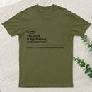 Severance The Work Is Mysterious And Important Entrageek T-Shirt