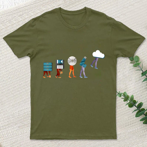 Funny Retro Computer Engineer Coding T-Shirt