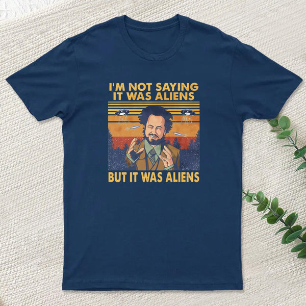 Giorgio Tsoukalos Aliens It Was Aliens Entrageek T-Shirt