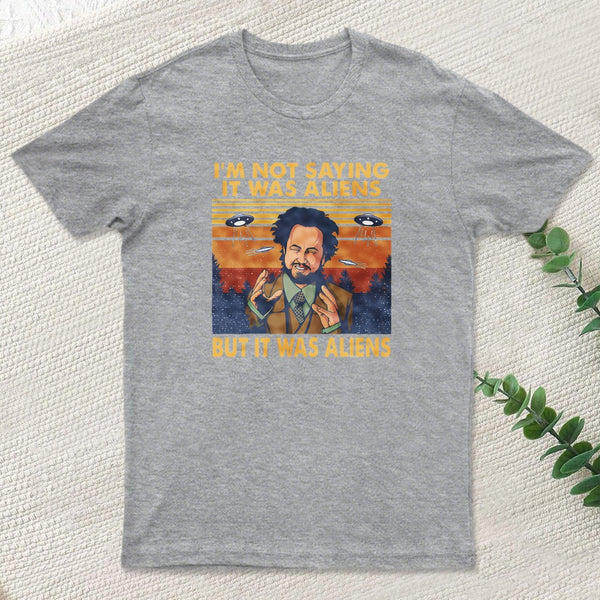 Giorgio Tsoukalos Aliens It Was Aliens Entrageek T-Shirt