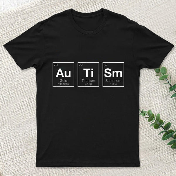 Autism Periodic Table Nerd T-Shirt