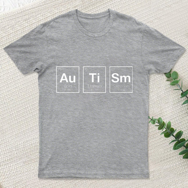 Autism Periodic Table Nerd T-Shirt