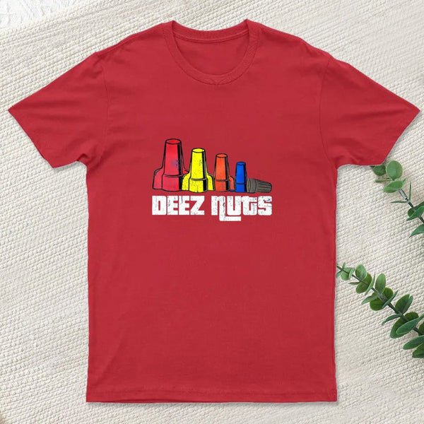 Deez Nuts Electrician Nerd T-Shirt